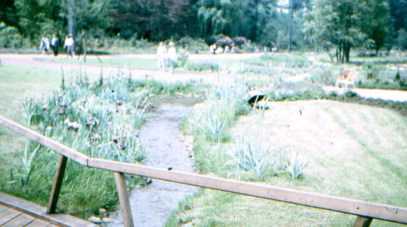 Der Deutsch-Französische Garten zwischen 1960 und 1970. Image
