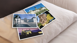 Kissen mit Postkarten Kissen mit Postkarten