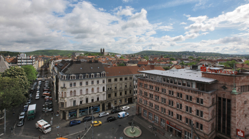 Blick vom Rathausturm Blick vom Rathausturm