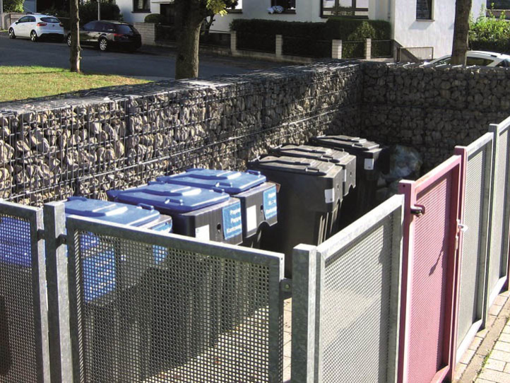 Beispiel Standplatz für Abfallbehälter Beispiel Standplatz für Abfallbehälter