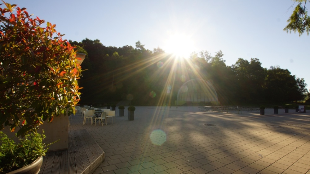 DFG-Musikpavillon im Sommer DFG-Musikpavillon im Sommer