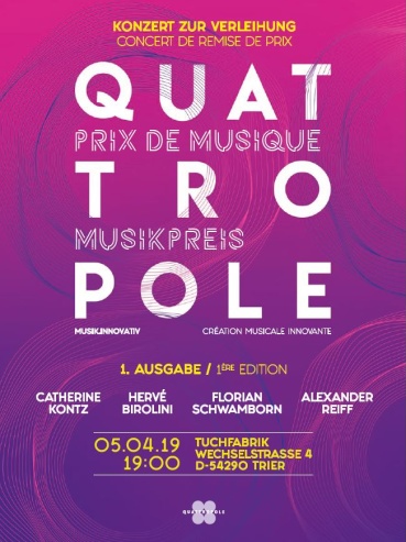 Broschüre QuattroPole-Musikpreis 2019 Image
