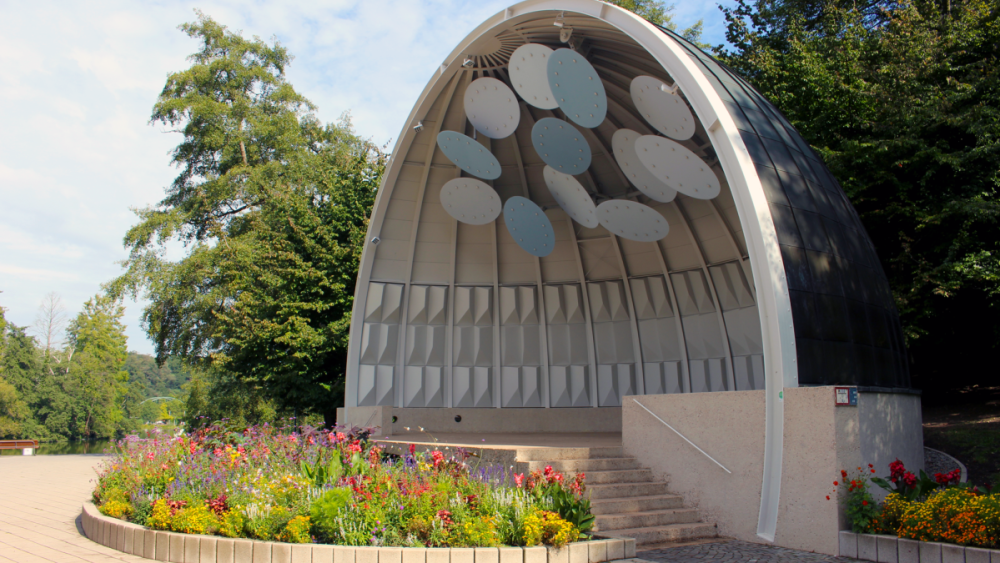 Musikpavillon 2019 nach der Sanierung Musikpavillon 2019 nach der Sanierung