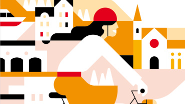 Fahrradkarte QuattroPole - Europa auf zwei Rädern Image