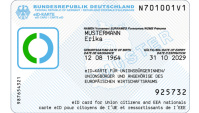 eID-Karte Vorderseite eID-Karte Vorderseite