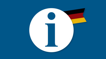 Icon: Sprachflagge deutsch Icon Informationen in Deutsch
