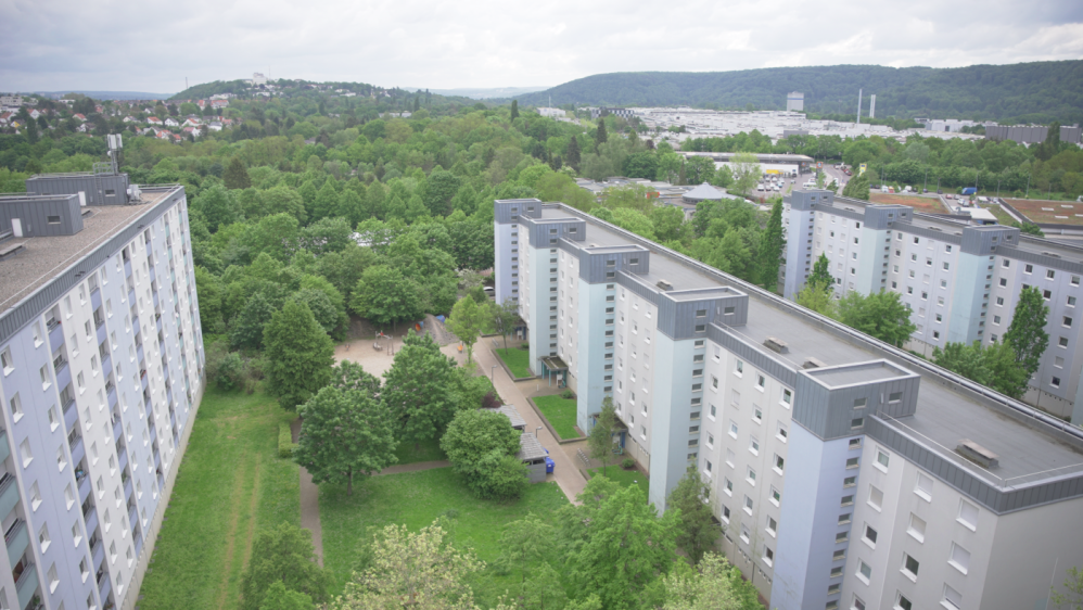 Folsterhöhe Mehrere Wohnblocks im Grünen auf der Folsterhöhe