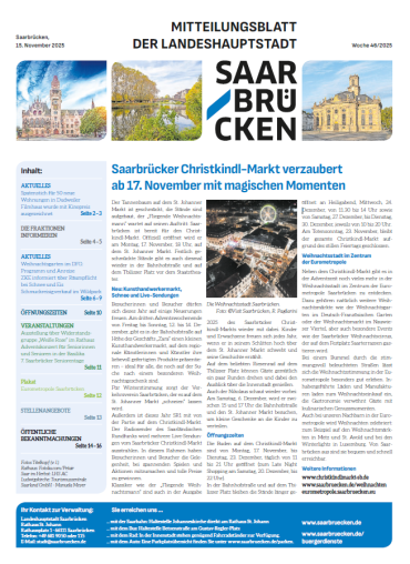 Mitteilungsblatt der Landeshauptstadt (15. November 2025) Image